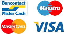 Bancontact Mister Cash - Maestro - MasterCard - Visa